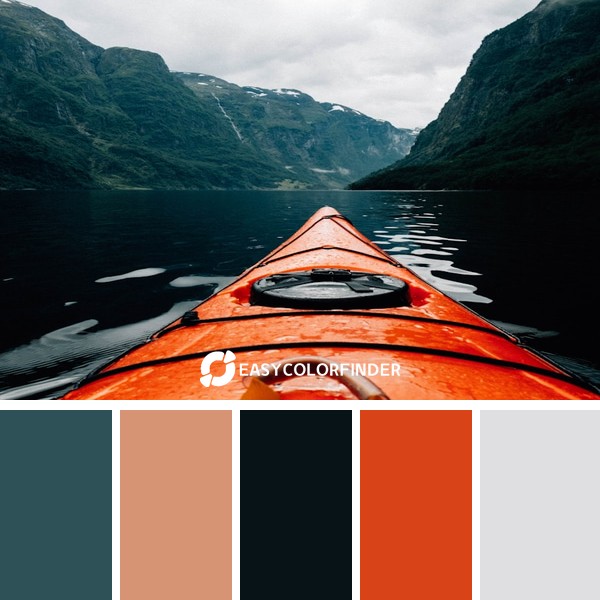 Color Palette 53 | Unforgettable Paddle Adventure: Exploring Gudvangens Stunning