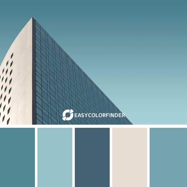 Color Palette 144 | A building that looks like a giant sail in La Défense business district Paris