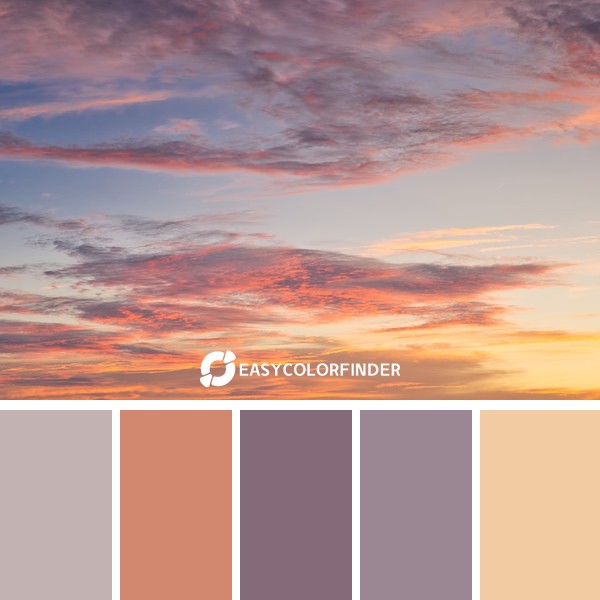A pic of a cloudy sky as sunset
