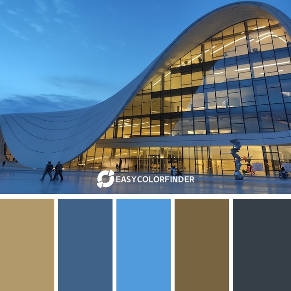 Color Palette 72 | Discover the Vibrant Colors of Baku: A Journey