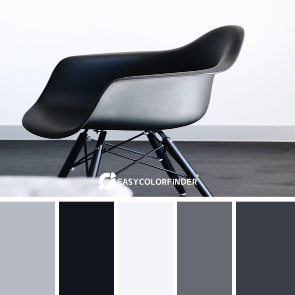 Black Eames Style Chair