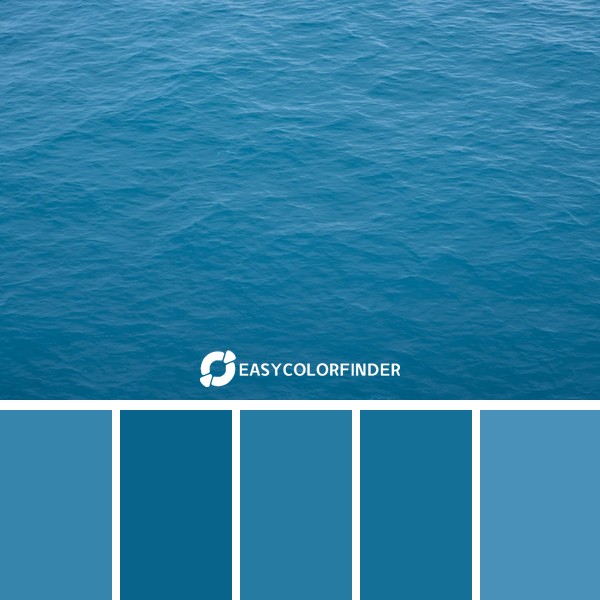 Blue ocean surface