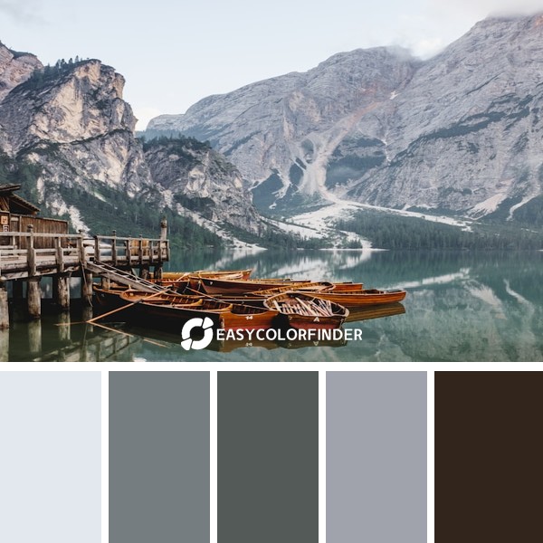 Color Palette 105 | Mountain Lake Boathouse