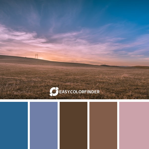 Color Palette 1271 | Countryside sunset