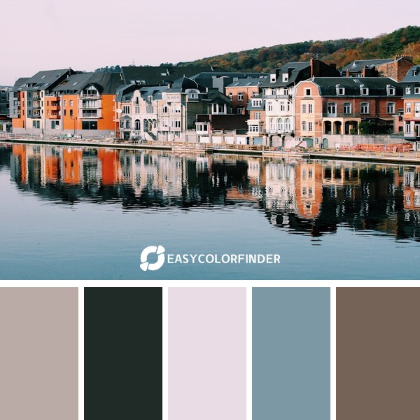 Color Palette 90 | Discovering the Charm of Dinant, a Belgian Gem