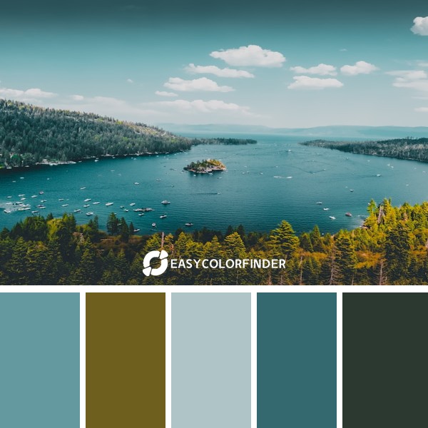 Color Palette 166 | Fall at Emerald Bay State Park