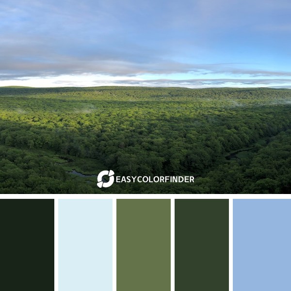Evening at Lake of the Clouds in Porcupine Mountains Wilderness State Park.