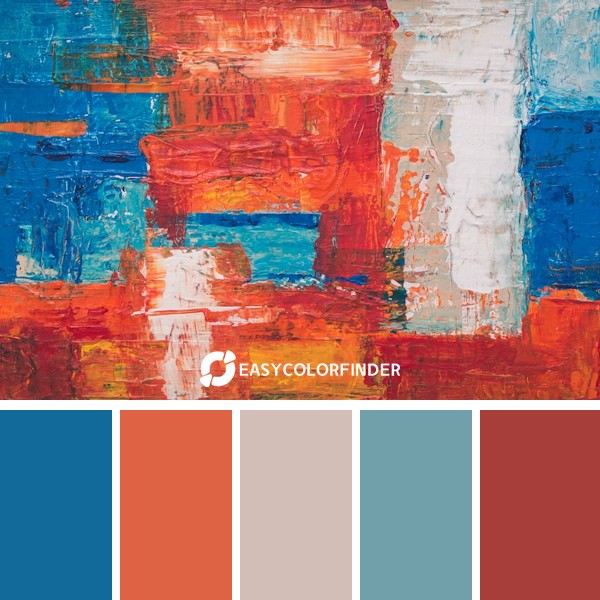 Color Palette 1181 | Blue& Orange