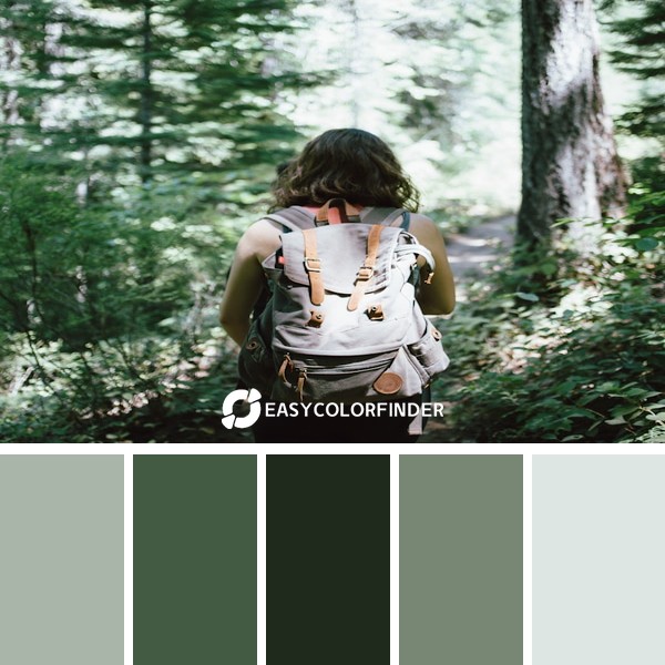 Hiker with a large backpack