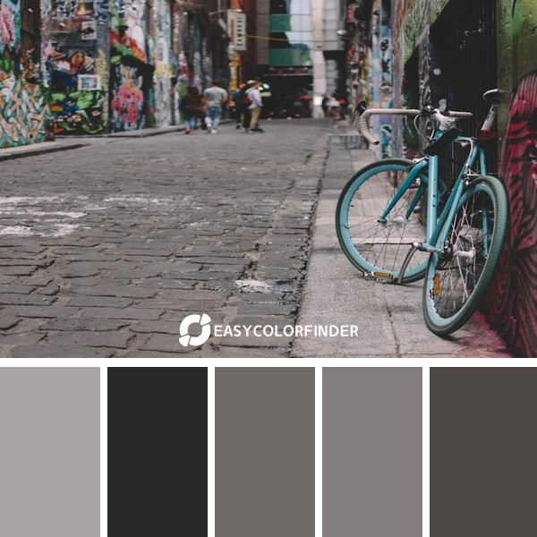 Color Palette 1161 | Hosier Lane graffiti