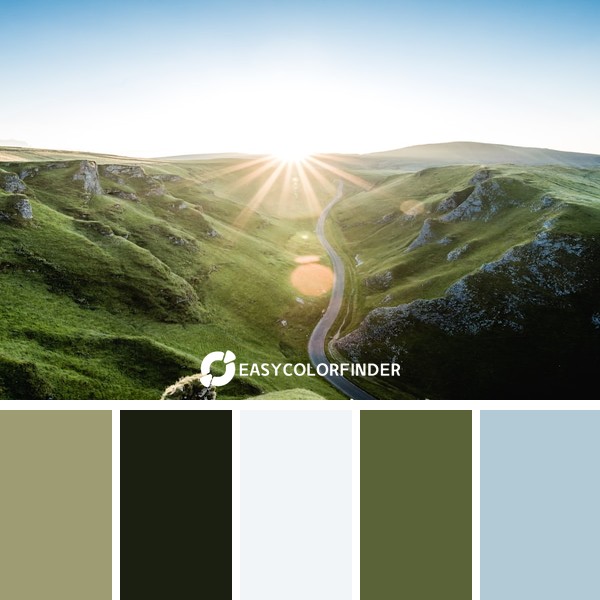 Color Palette 179 | Remembering Sunset at Top Valley: Unforgettable Experience