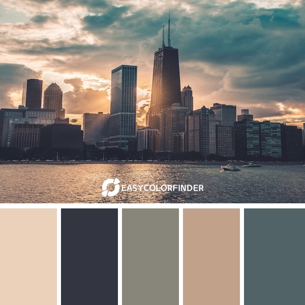 Color Palette 1273 | I was out for a portrait shoot at sunset