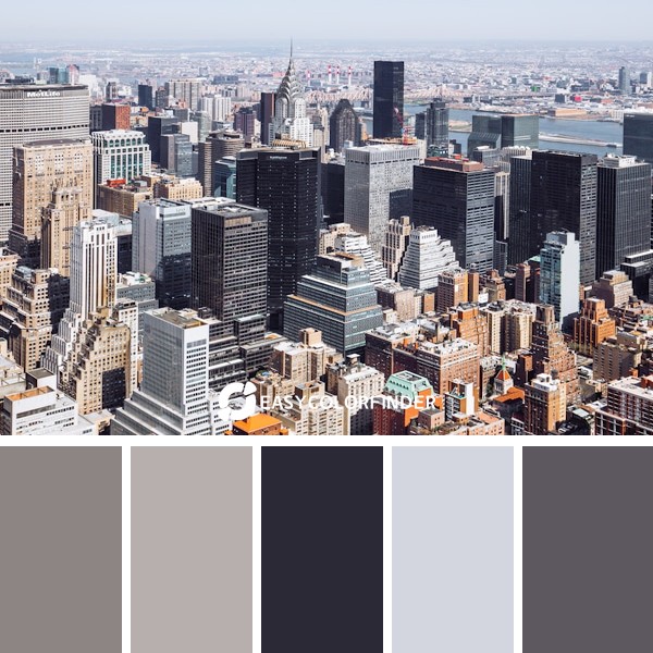 Just a geometrically correctcityscape taken at the rooftop of the Empire State Building.