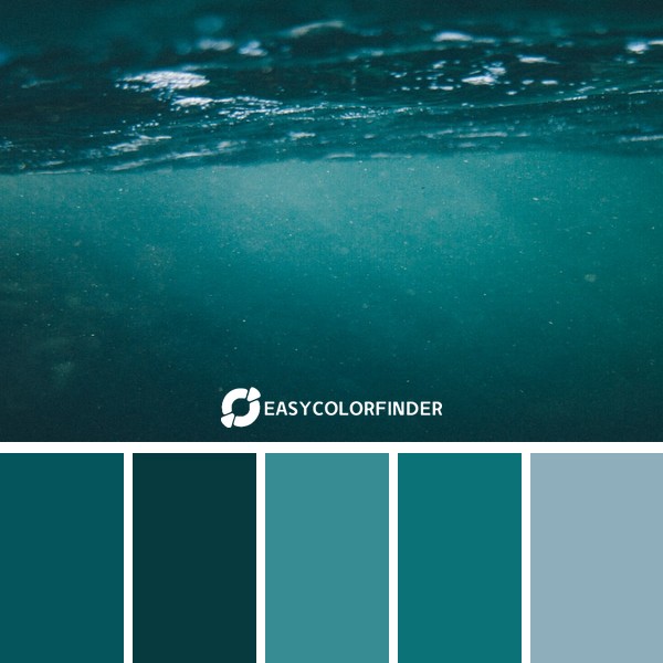 Color Palette 1168 | Looking underwater