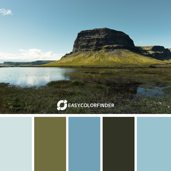 Lómagnúpur mountain og Skeiðarársandur on the south coast of Iceland.