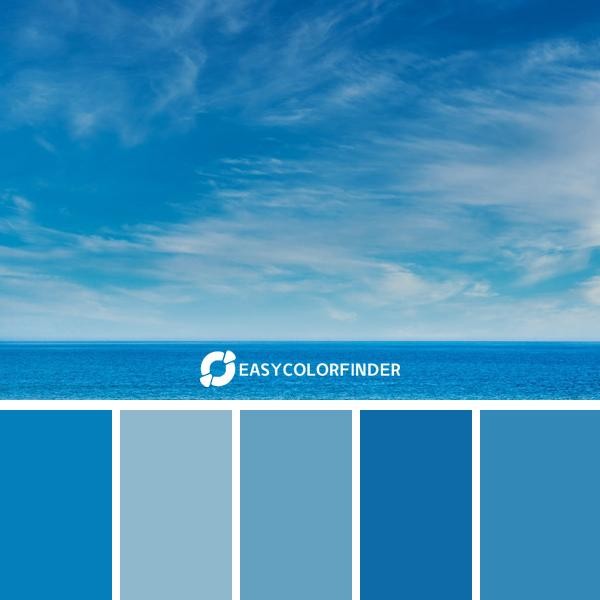 Minimalistic sky and sea