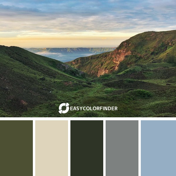 Color Palette 217 | Mountain on Bali