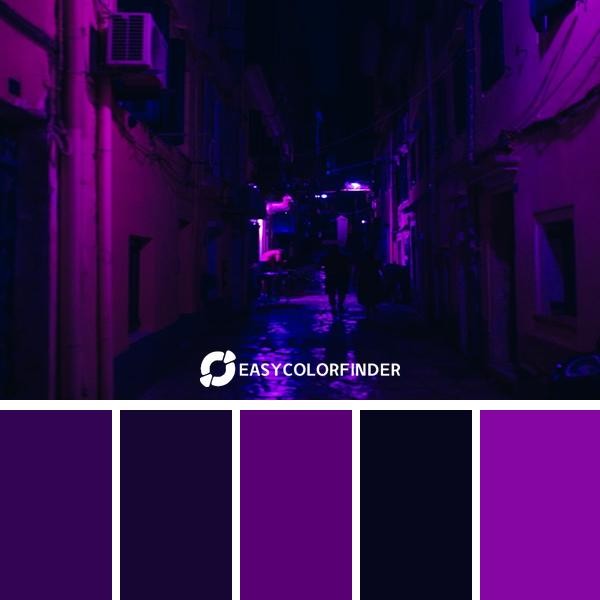 Color Palette 643 | Neon City
