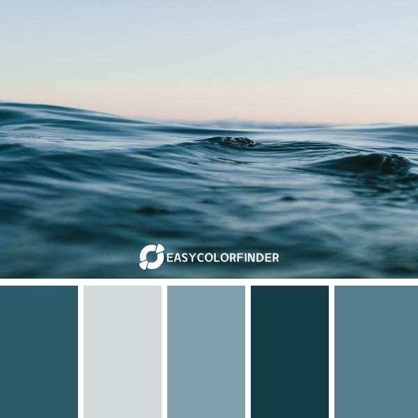 Color Palette 201 | Ripple Effect in Ocean