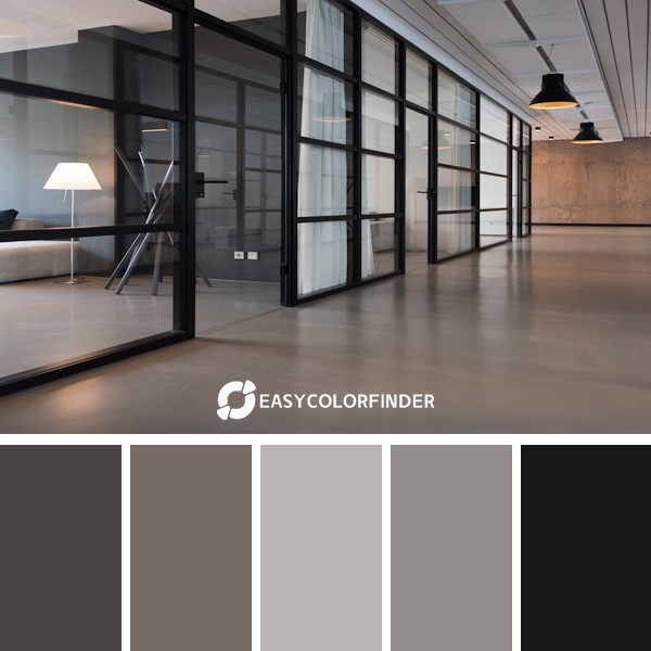 Color Palette 65 | Office Hallway Palette: Vibrant Colors & Modern Design