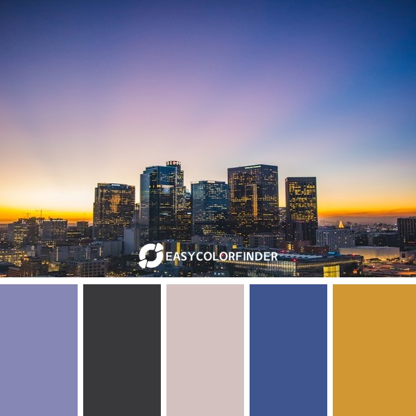 Snappthis photo atop City Hall in Los Angeles. The wild colors are due to a forest fire burning in Venture – with smoke st...