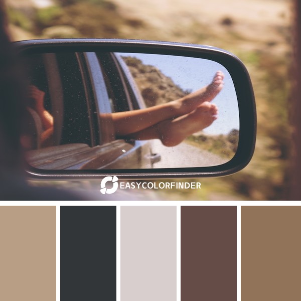 Sticking feet out car window