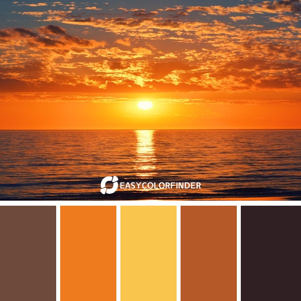 Sunset on the horizon