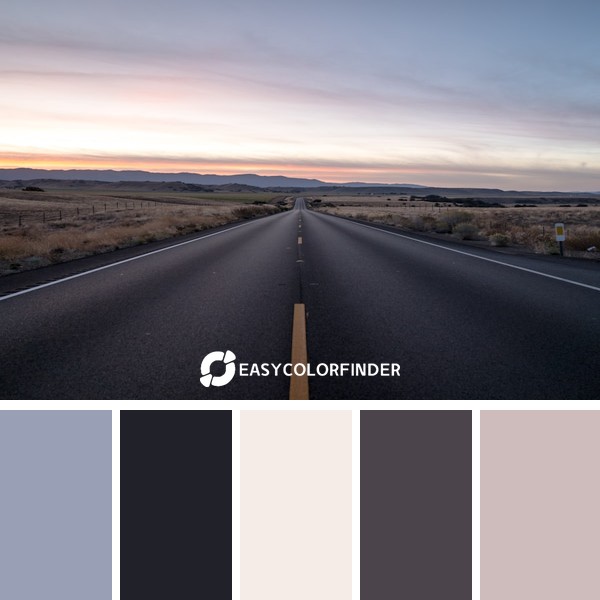 Sunset over the hills of Central California at the start of a long road trip.