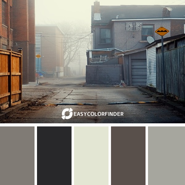 The textures and colours of Leslieville in autumn. Toronto Canada.