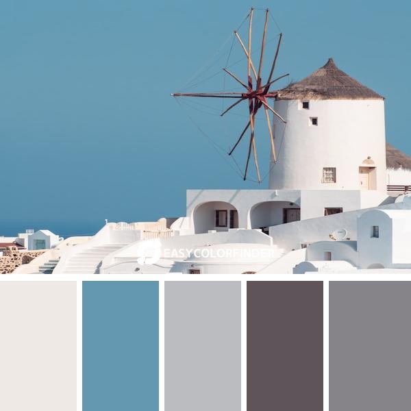 Color Palette 641 | This is a magical place in Greece