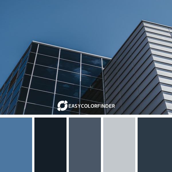 Color Palette 899 | Top of a modern building