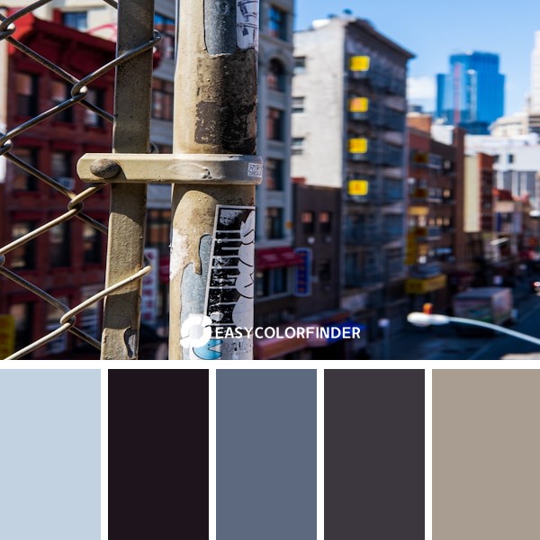 View of China Town walking across the Manhattan Bridge