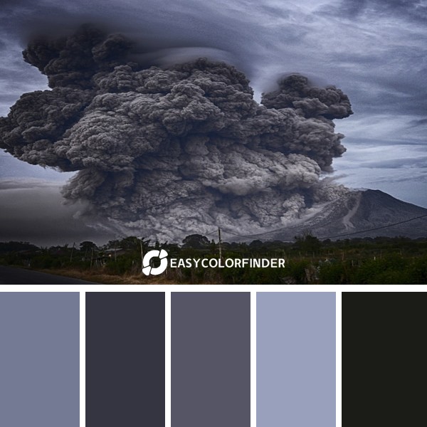 Color Palette 154 | Volcanic Ash Cloud