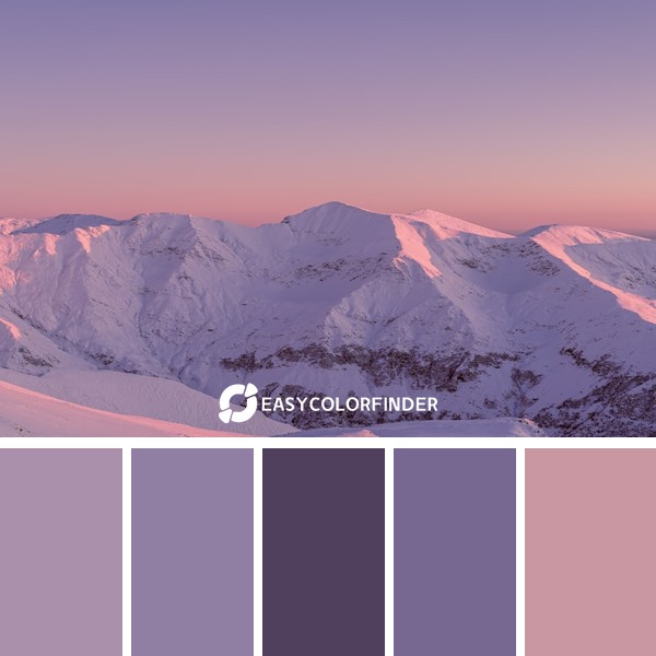 Warm winter sunset