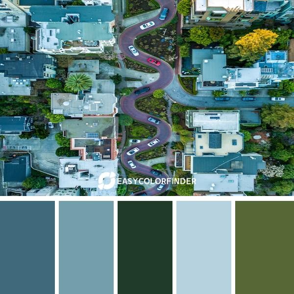 While visiting San Francisco i thought an aerial view of this crazy street would look cool. Turnout to be an awesome shot!
