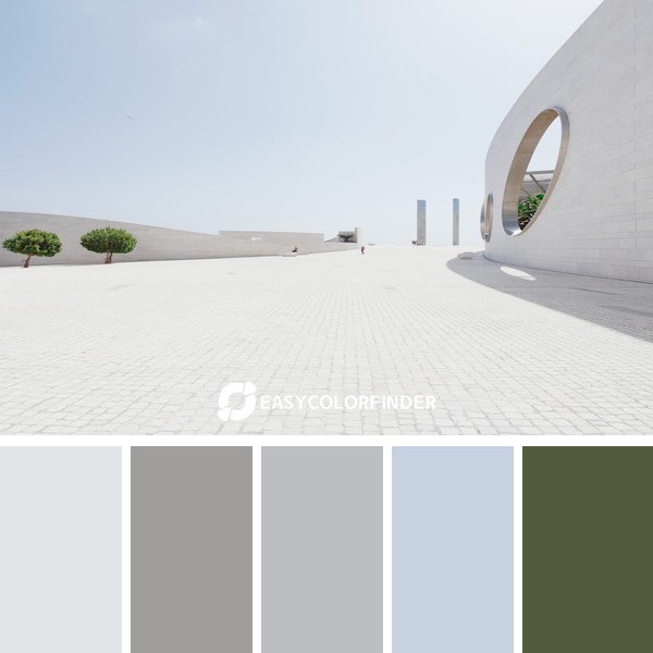 White cobbldriveway