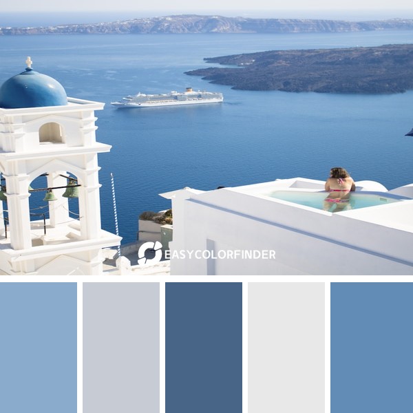 Color Palette 68 | Poolside Charm: Color Palette Inspired by Woman Near Pool