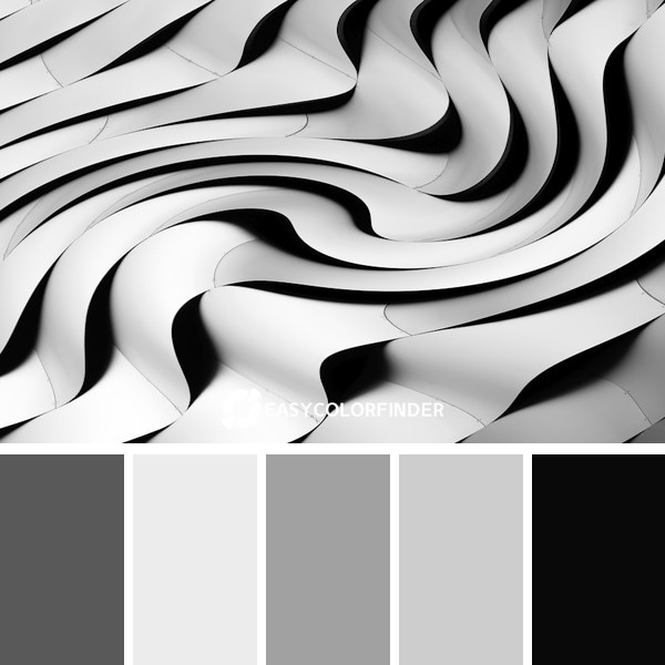 a black and white photo of a wavy pattern
