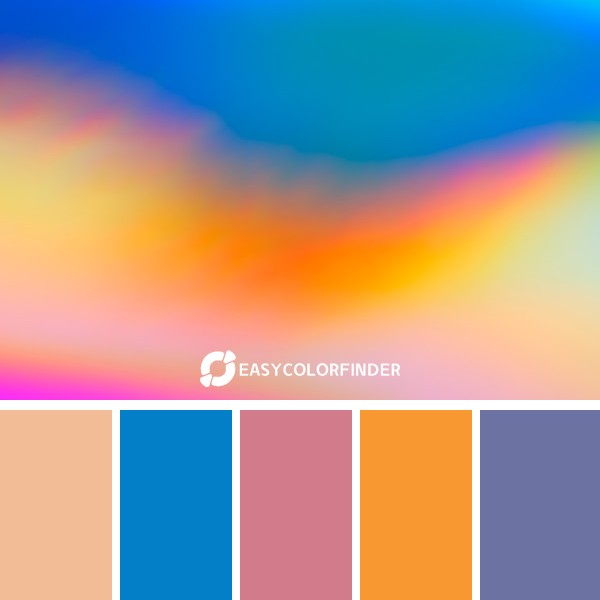 a blurry image of a rainbow colorbackground