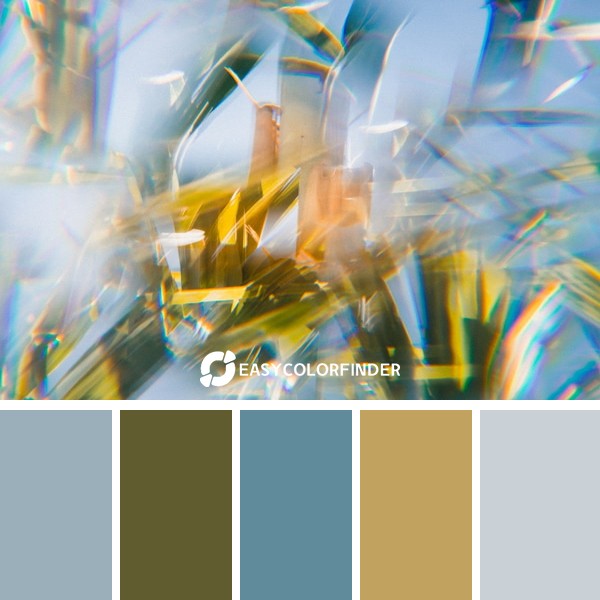 Color Palette 1810 | a blurry photo of a tree with a blue sky in the background