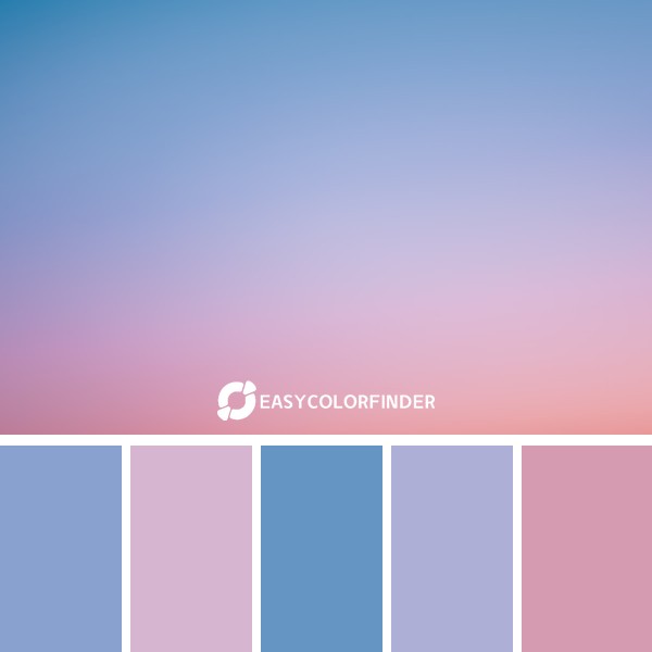 a pink and blue sky with a few clouds