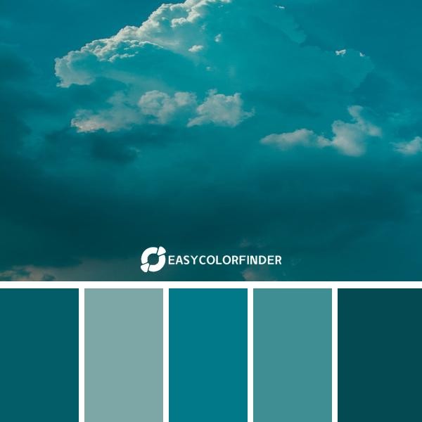 Color Palette 635 | aerial photography of cloudy sky