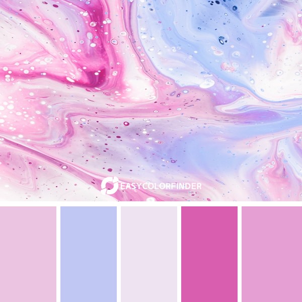 Color Palette 1792 | an abstract painting with pink and blue colors