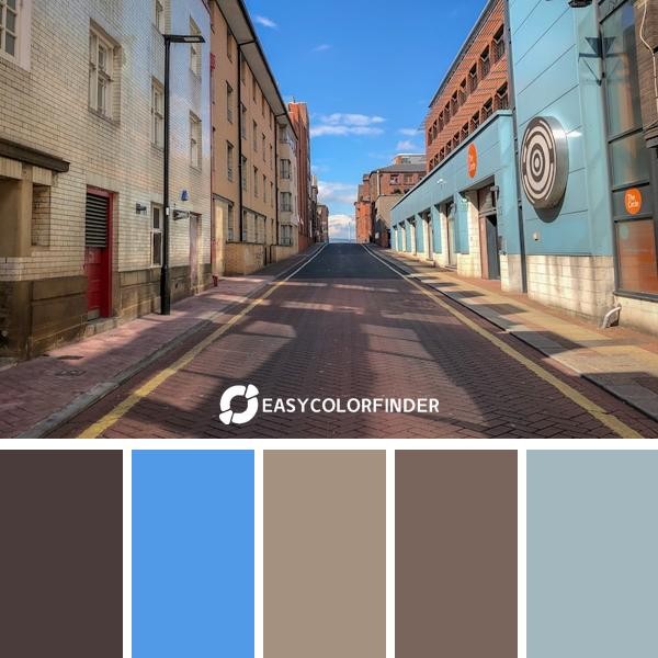 assorted-color buildings