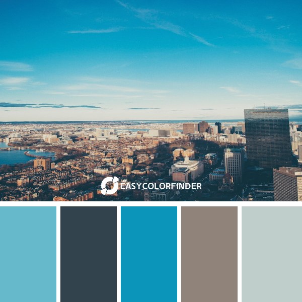 birds-eye view of city