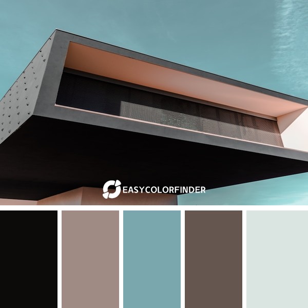 Color Palette 122 | Black Building