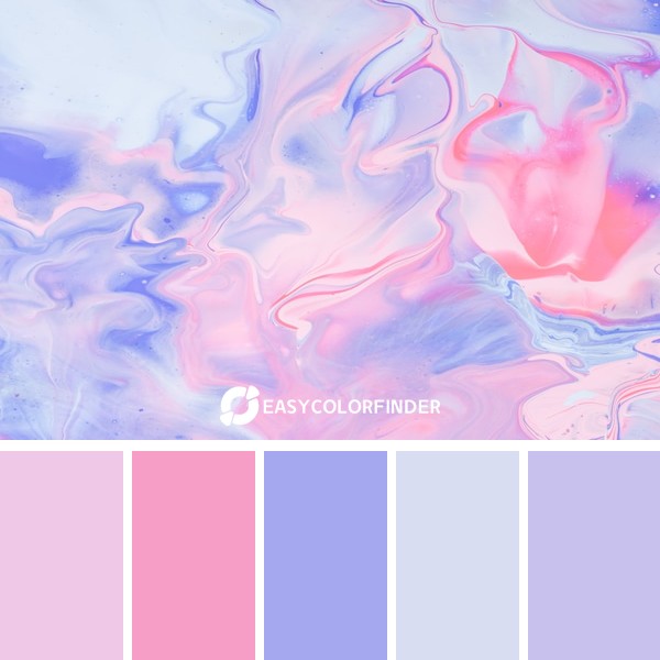 Color Palette 1148 | blue and white abstract painting