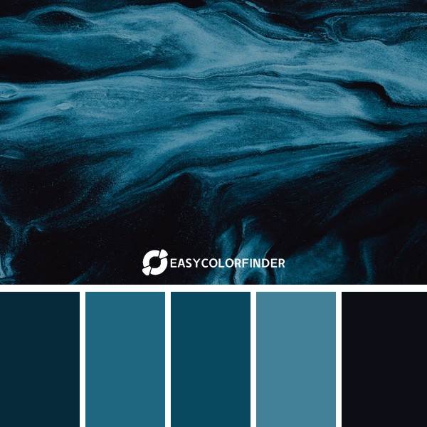 blue and white abstract painting