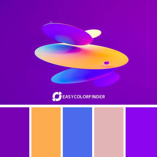 Color Palette 1173 | blue and yellow butterfly illustration