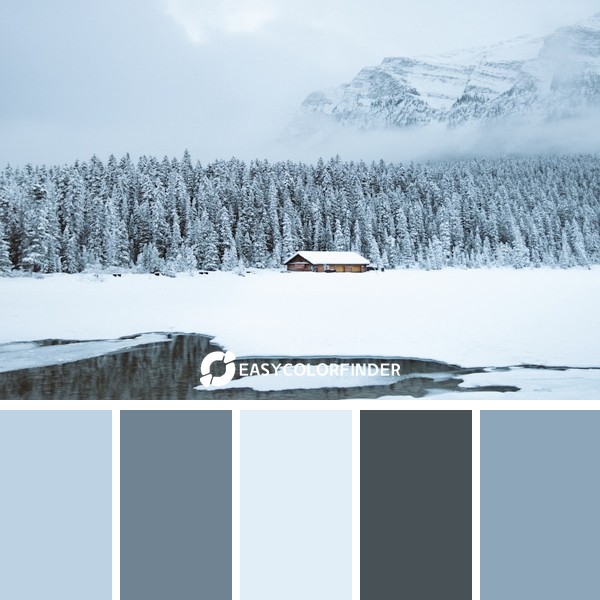 brown shack beside forest during snow